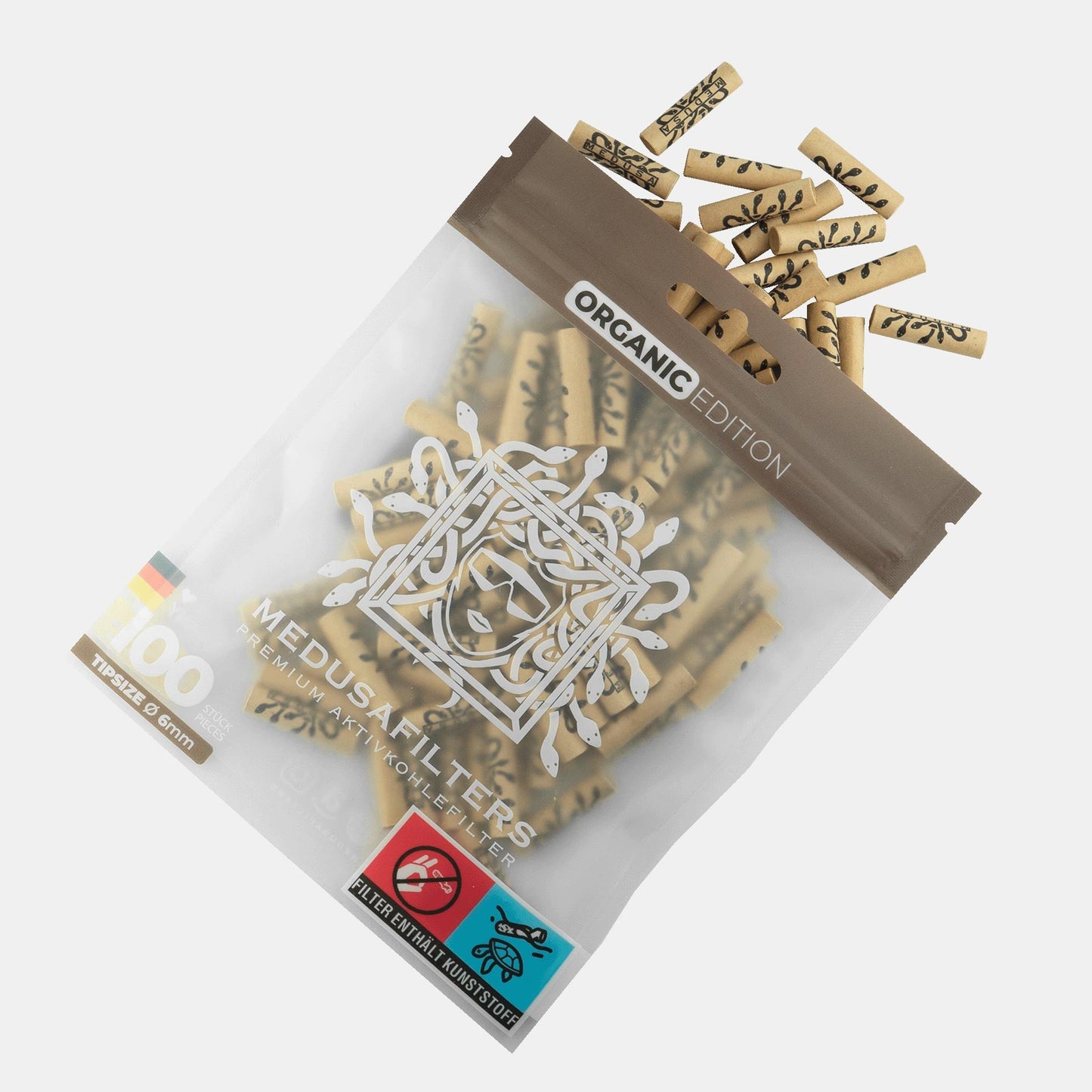 MEDUSAFILTERS 100 Aktivkohlefilter Ø6mm