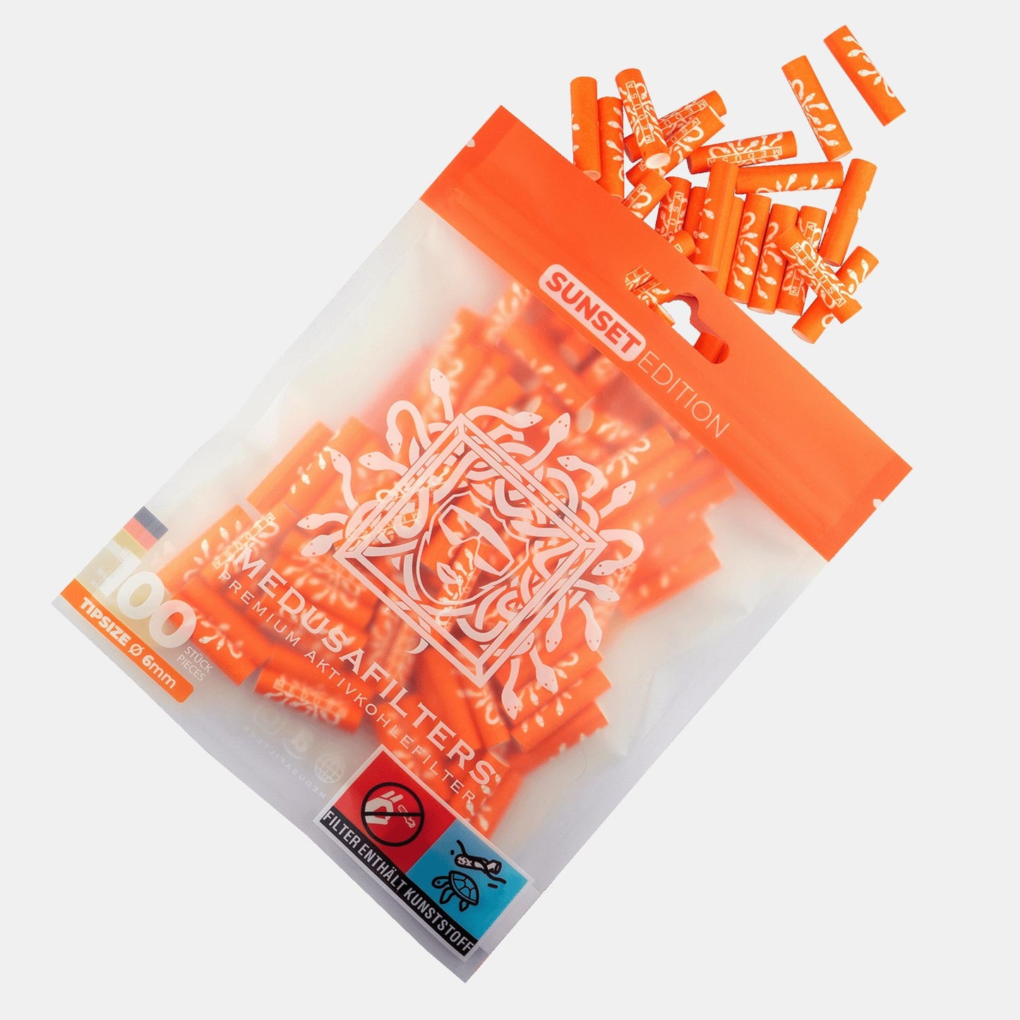 MEDUSAFILTERS 100 Aktivkohlefilter Ø6mm