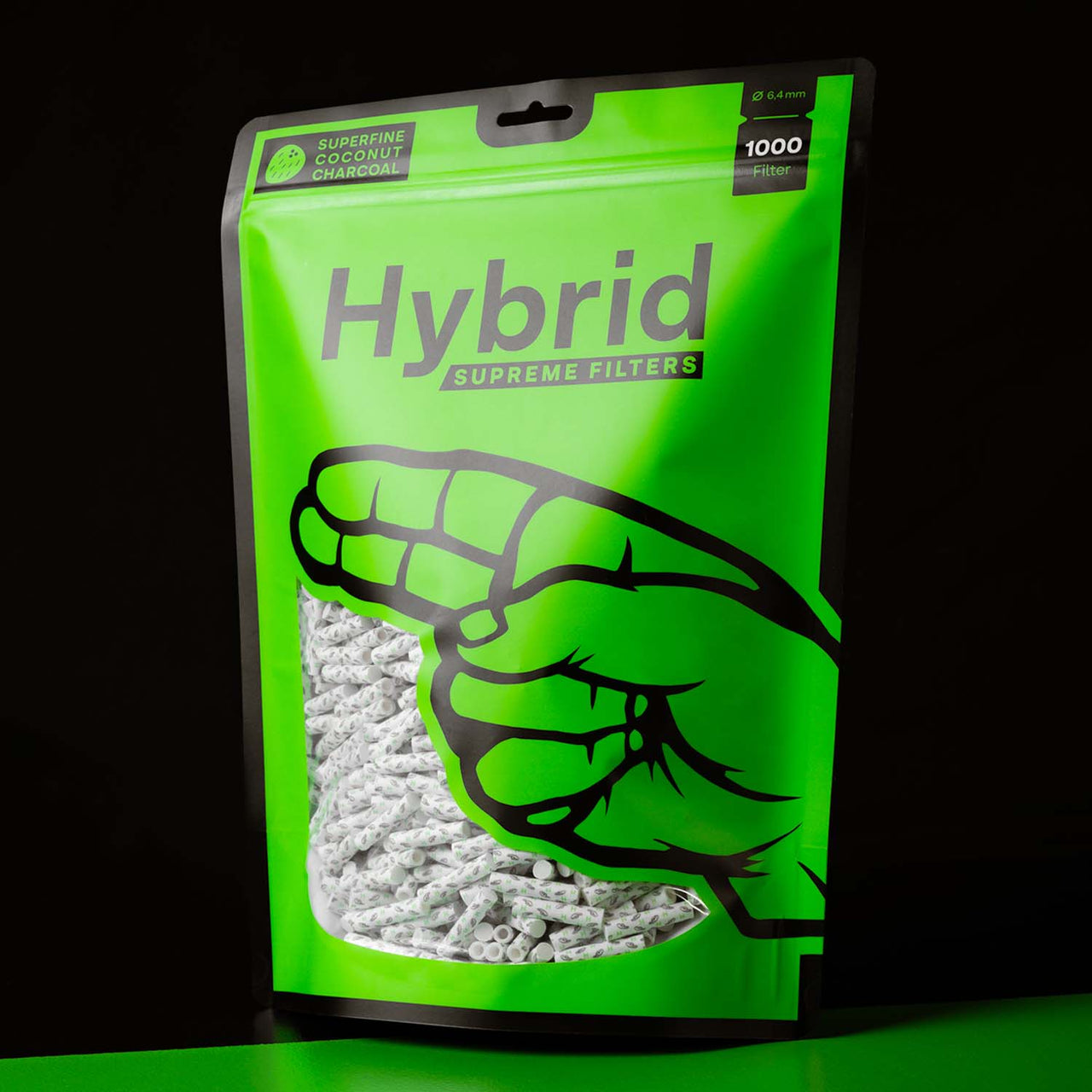 HYBRID® Supreme Aktivkohlefilter Refill 1000 Ø6,4mm