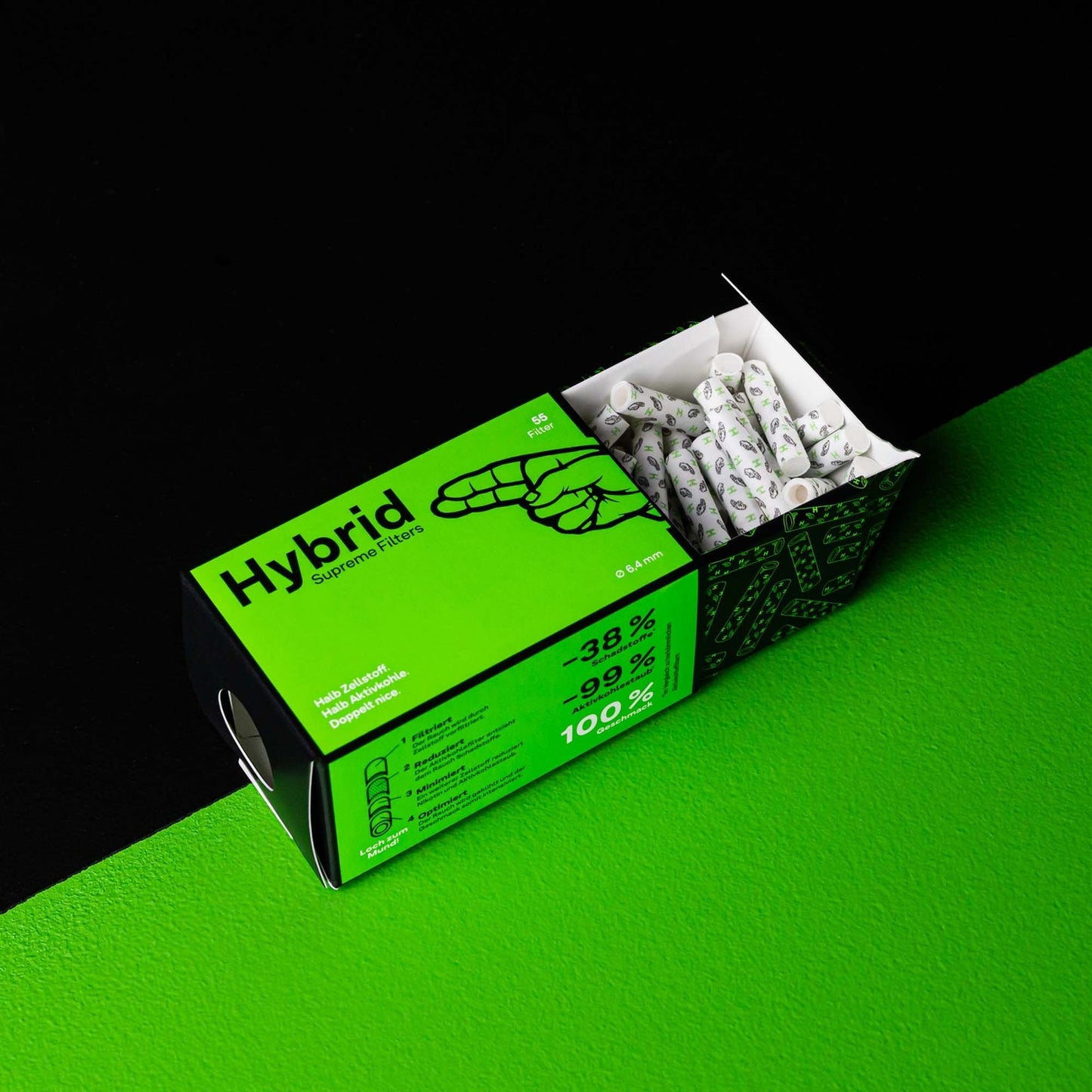 HYBRID® Supreme 55 Aktivkohlefilter Ø6,4mm