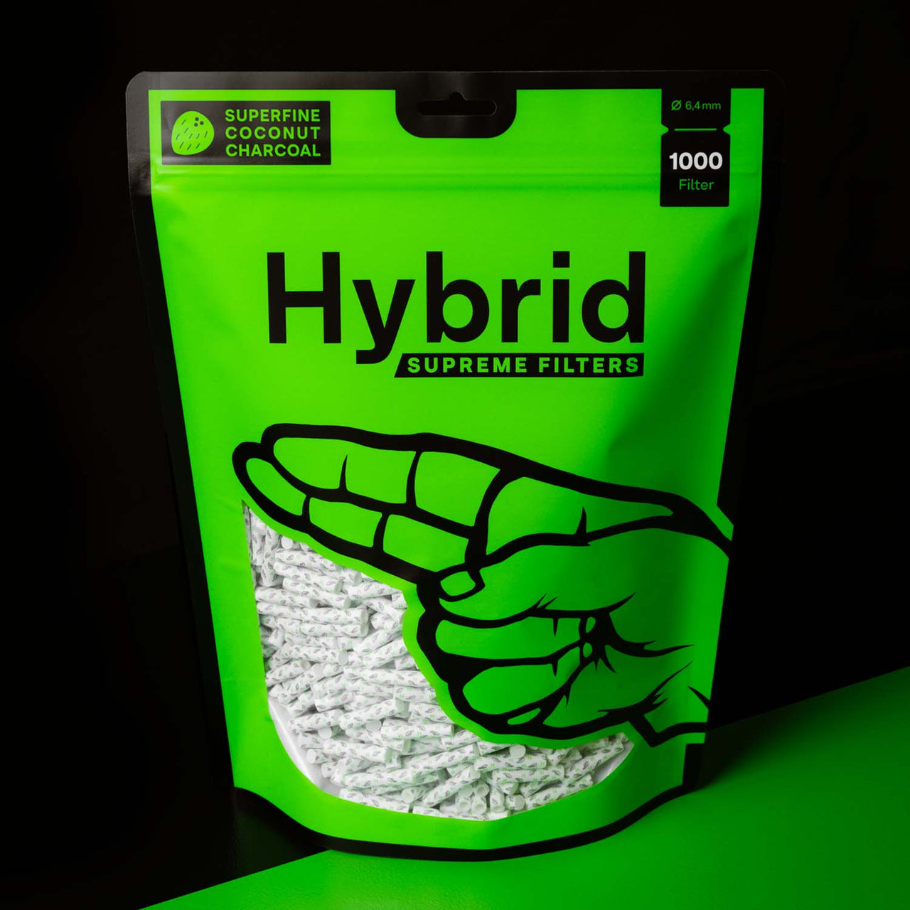 HYBRID® Supreme Aktivkohlefilter Refill 1000 Ø6,4mm