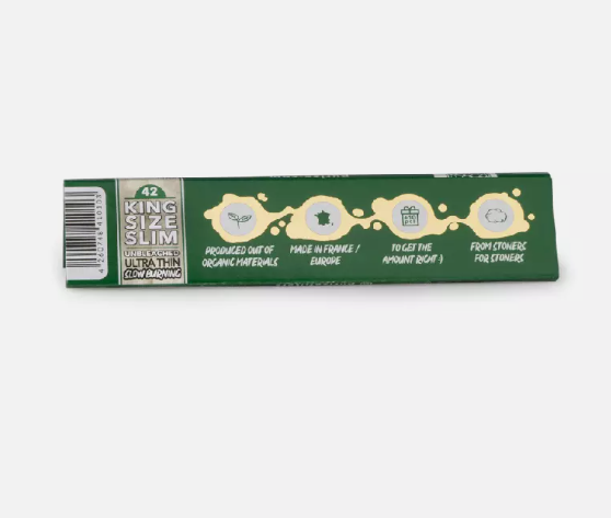 PURIZE® King Size Slim Papers 42 Blättchen - 10/25/50 Hefte