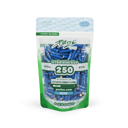 PURIZE® 250 Xtra Slim Size Aktivkohlefilter Ø6mm